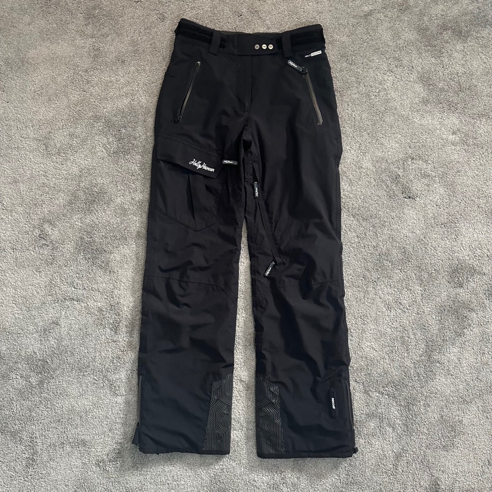 Helly Hansen Snow Pants Womens Small Black Helly Tech XP RECCO Ski Snowboard